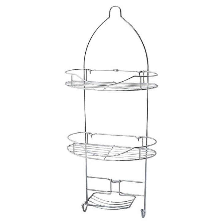 Etajera baie raki 3 nivele cromata