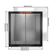 Masa de lucru pentru gravare laser, design fagure, 500x500mm, compatibilitate versatila