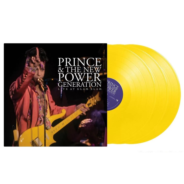 Zenei bakelitek, Prince, Live At Glam Slam, 3LP, sárga