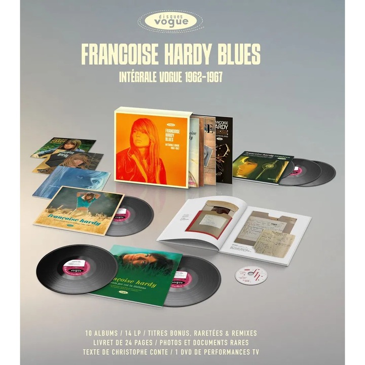 Francoise Hardy Blues: Integrale Vogue 1962-1967 Box Set, Vinyl (LP) + DVD, Pop, 14xVinyl