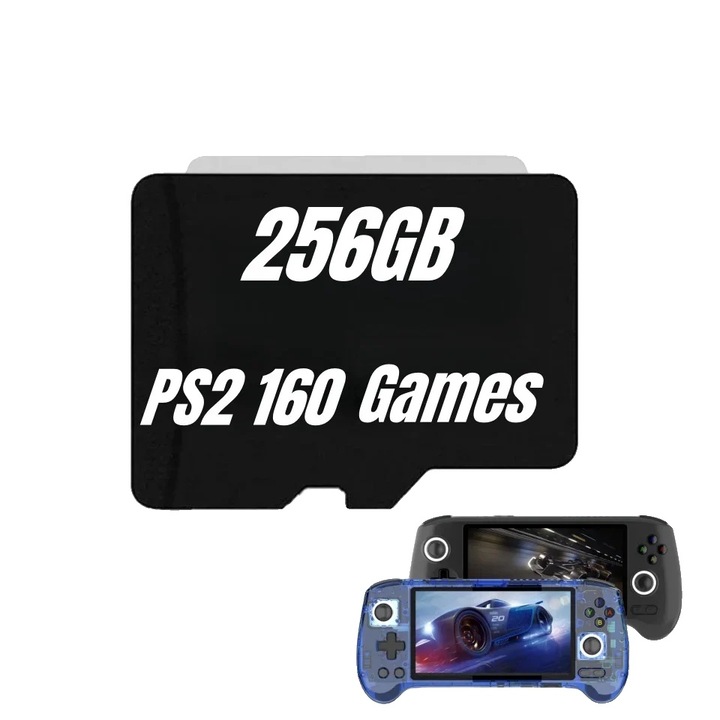 Carda de memorie, 256 GB, compatibila cu console RG556, dimensiune standard micro SD