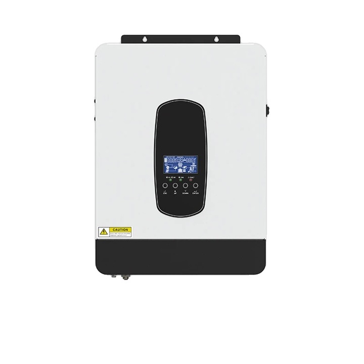Invertor solar hibrid, 1800W, 12V, 220-240V, controler MPPT integrat, unda sinusoidala pura