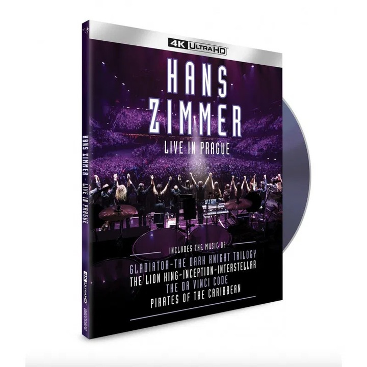 Hans Zimmer - Live In Prague (Live At The O2 Arena, Prague 2016), 2xBlu-ray, 4K Ultra HD