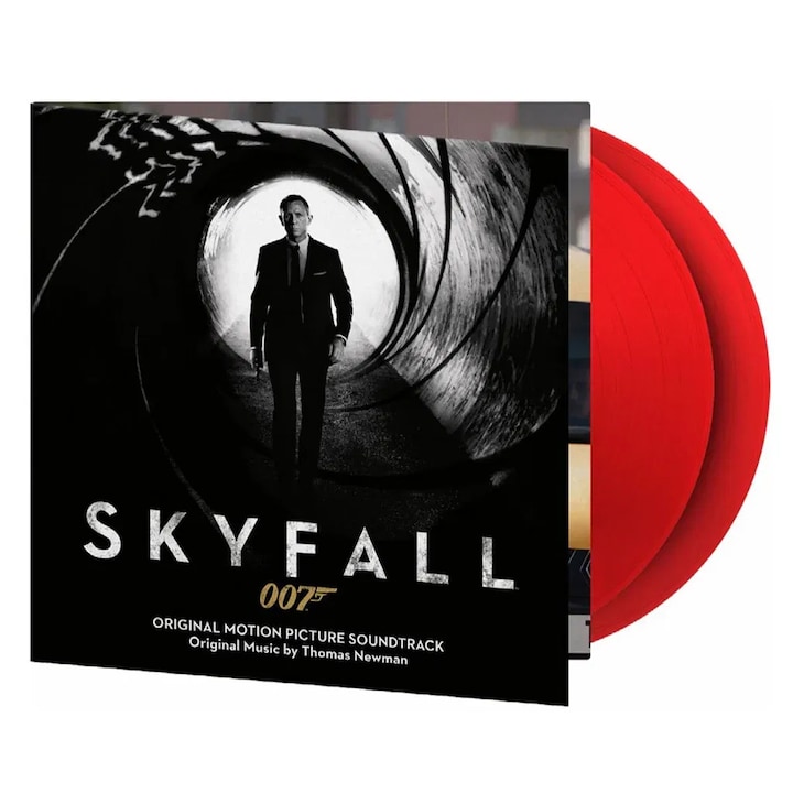 Album Vinyl 2LP, Thomas Newman, Skyfall, Vinyl transparent rosu