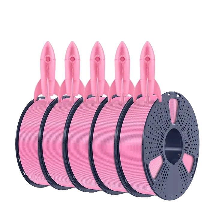 Filament 3D, HS PLA, roz, 5kg