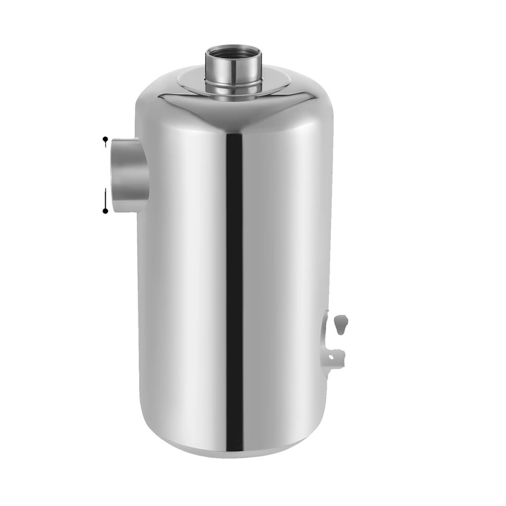 Schimbator de caldura, otel inoxidabil, eficienta ridicata, gri deschis, 150L/40gal/min, 120/248F