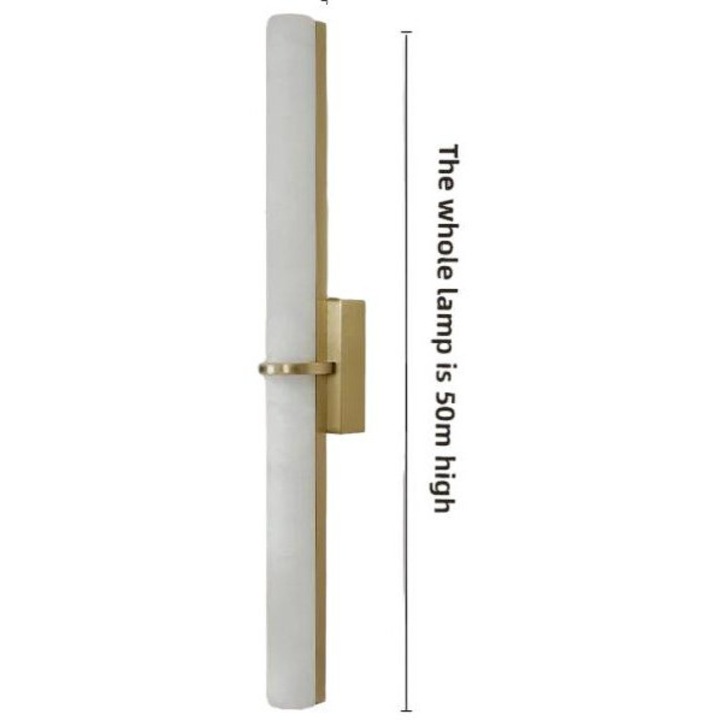 Fali lámpa, minimalista dizájn, energiatakarékos LED, 50 cm