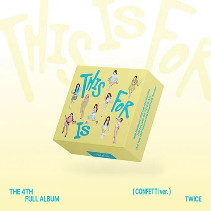 CD Twice: This Is For (Confetti Version), K-pop, 1 CD