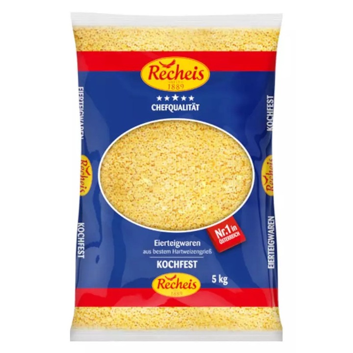 Paste stelute cu ou, 5kg, Recheis