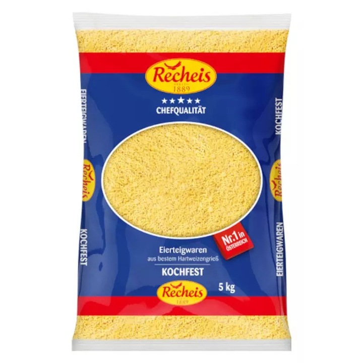 Paste alfabet cu ou, 5kg, Recheis
