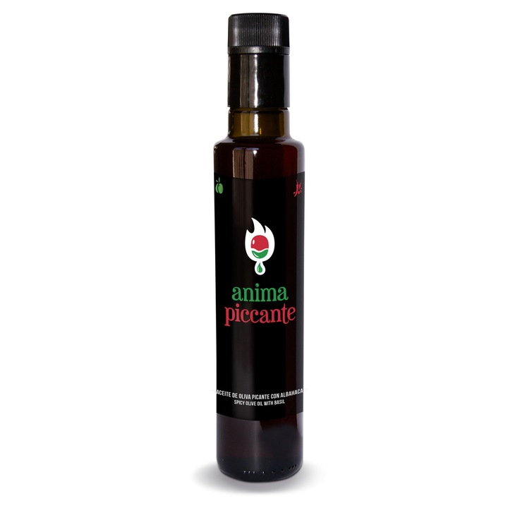 Ulei de Masline extravirgin din Spania cu Chilli si Busuioc Primera TOP, 250 ml