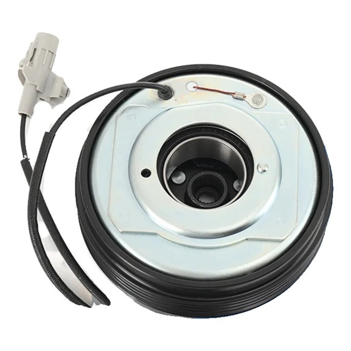 Compresor aer conditionat, 4 caneluri, 12V, diametru pulie 110mm, constructie metalica, set pentru Suzuki