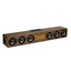 Bluetooth hordozható hangszóró, 6 meghajtó, 30W, fa design, 560x80x96mm