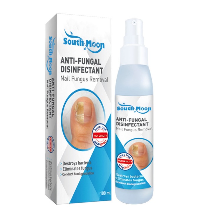 Дезинфектант против гъбички за премахване на гъбички по ноктите, спрей за възстановяване на ноктите на краката, премахване на антиинфекции, течно подхранване, антипаронихия, онихомикоза, грижа за краката, 100 мл