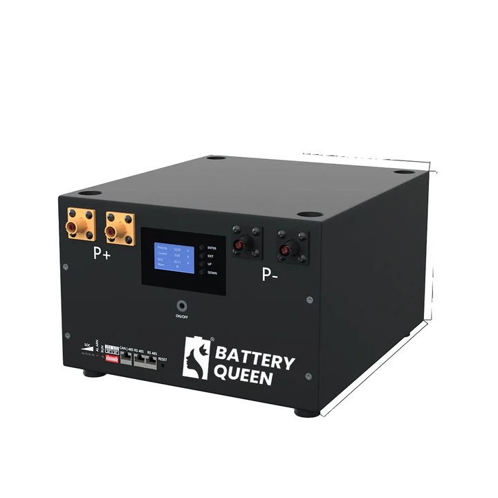 5 kWh-ás akkumulátor doboz, Lifepo4 csomag intelligens 16S100A BMS-sel, stabil energiatárolás napenergia és otthoni energiaellátáshoz, 48 V 105 Ah-ás doboz