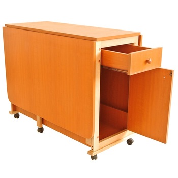 Masa plianta cu USA SI SERTAR, PAL Melaminat, schelet din lemn masiv, 8 persoane, Cires Masa plianta cu USA SI SERTAR, PAL Melaminat, schelet din lemn masiv, 8 persoane, Cires