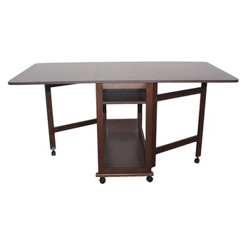 Masa plianta UTIL, PAL melaminat, schelet din lemn de fag, 10 persoane, Wenge Masa plianta UTIL, PAL melaminat, schelet din lemn de fag, 10 persoane, Wenge