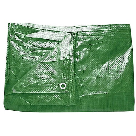 Ponyva, zöld színű, vízhatlan, 4 × 5m