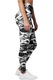 Urban Classics, Colanti cu model camuflaj, Alb/Negru/Gri