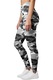 Urban Classics, Colanti cu model camuflaj, Alb/Negru/Gri