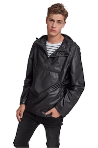 Urban Classics, Jacheta cu gluga, fara inchidere, Negru, M