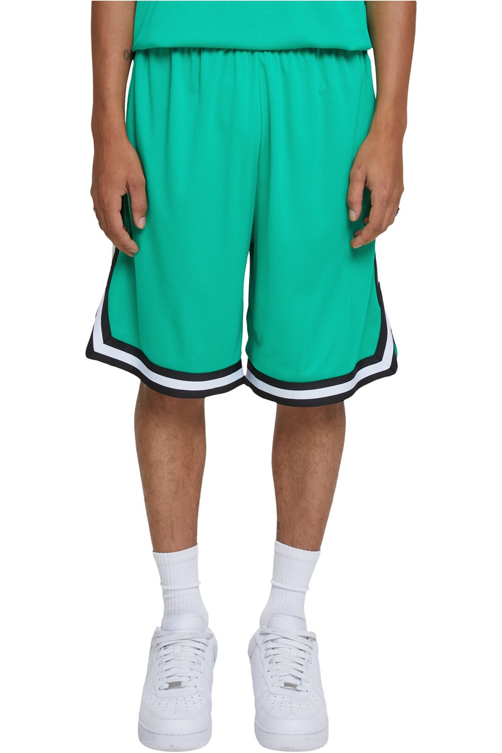 Urban Classics, Bermude cu talie elastica, Verde persan, L