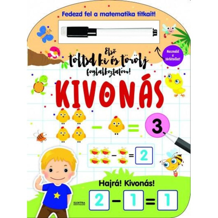 Elektra Könyv: Első töltsd ki és törölj foglalkoztatóm: kivonás