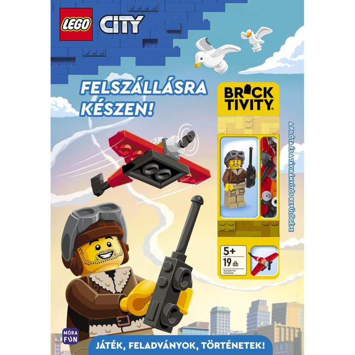Móra Könyv: Lego City - Felszállásra készen - A pilóta és a távirányítós repülőgépe