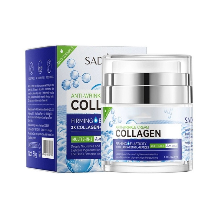 Arckrém, ránctalanító, hidratáló, ránctalanító, ránctalanító, világosító, 50g