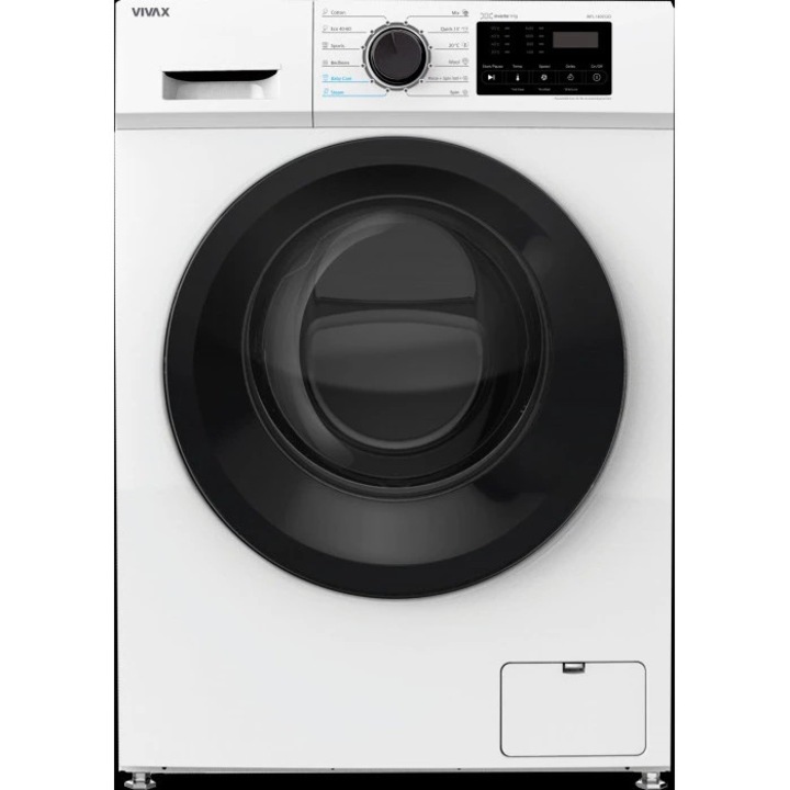 VIVAX WFL-141012CI Mosógép, 10kg, 1400 RPM, 16 program, Fehér