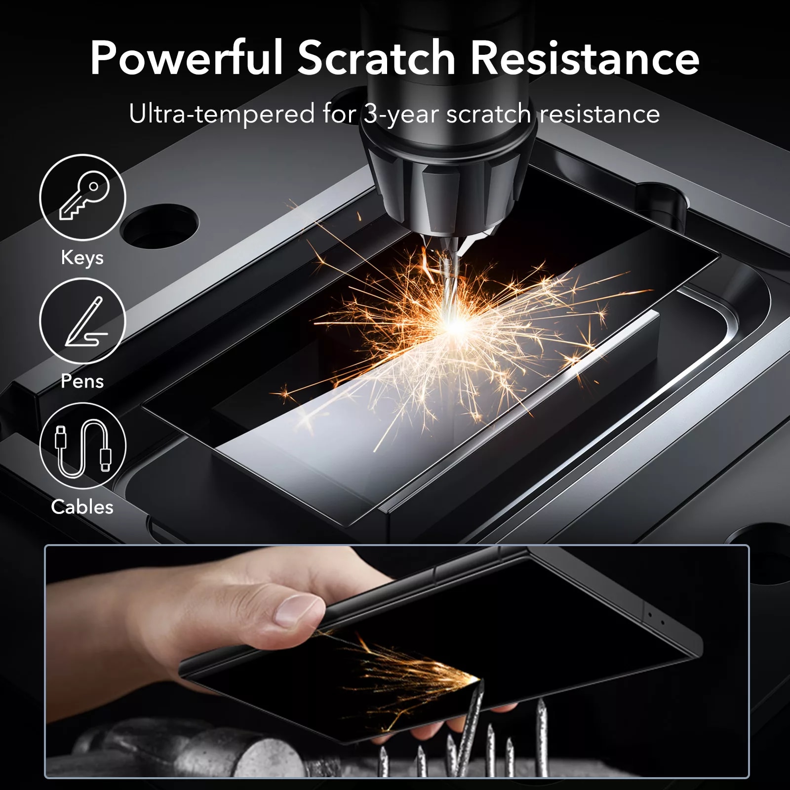 Folie de Protectie Privacy pentru Samsung Galaxy S25, cu Kit de Aplicare Instanta si Functie Automata de Indepartare a Prafului, din Sticla Securizata 9H+, Claritate Super HD, Tratament Electronic Oleofobic si Anti Amprente
