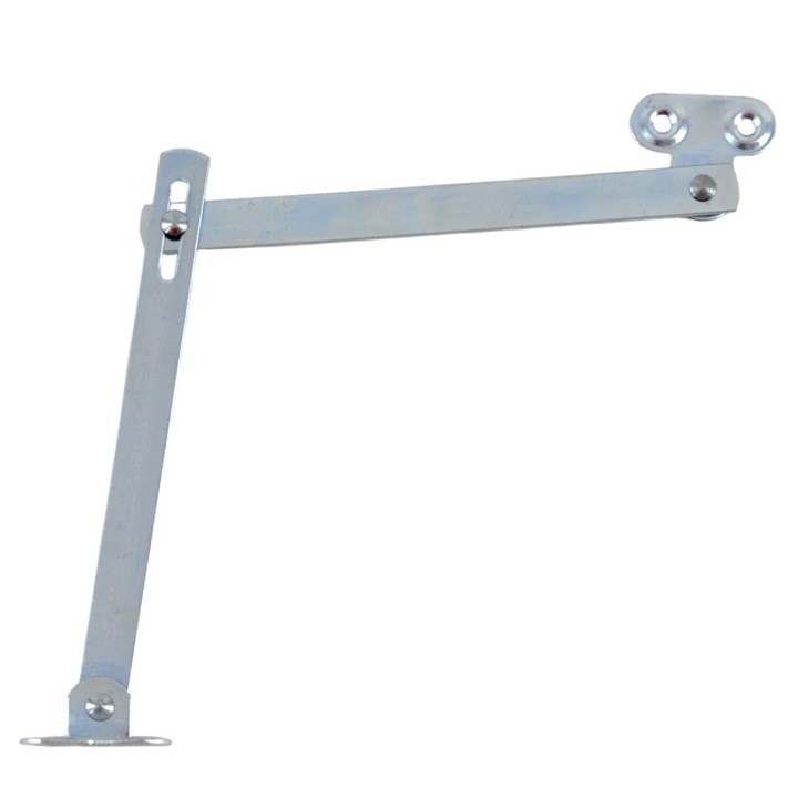 Limitator usa dulap, Utilul, balama foarfeca, otel zincat, 2 x 100 mm