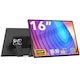 Monitor Portabil pentru Laptop, 16inch FHD 1200P, Ultra-Subtire, Plug & Play, Compatibil PC, Consola, Windows, Mac, Telefon, Afisaj 16:10, Multitasking, Suport 360°, Moduri Vertical & Orizontal, Difuzor, USB-C si HDMI, Geanta Inclusa, Negru, Sim Online®
