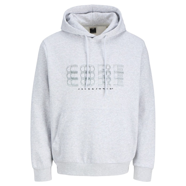 Hanorac JACK &JONES Fusion Branding Hood 49170, Alb