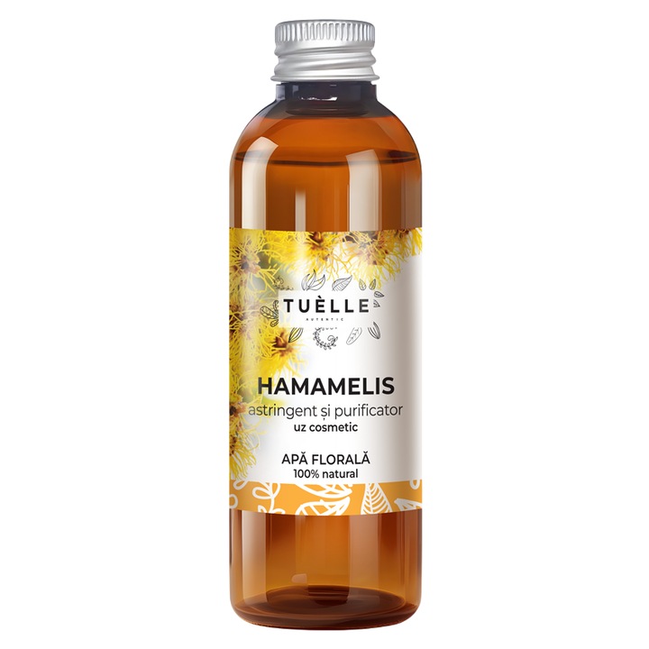 Apa Florala de Hamamelis, 100ml, Astringent, Calmant, Natural