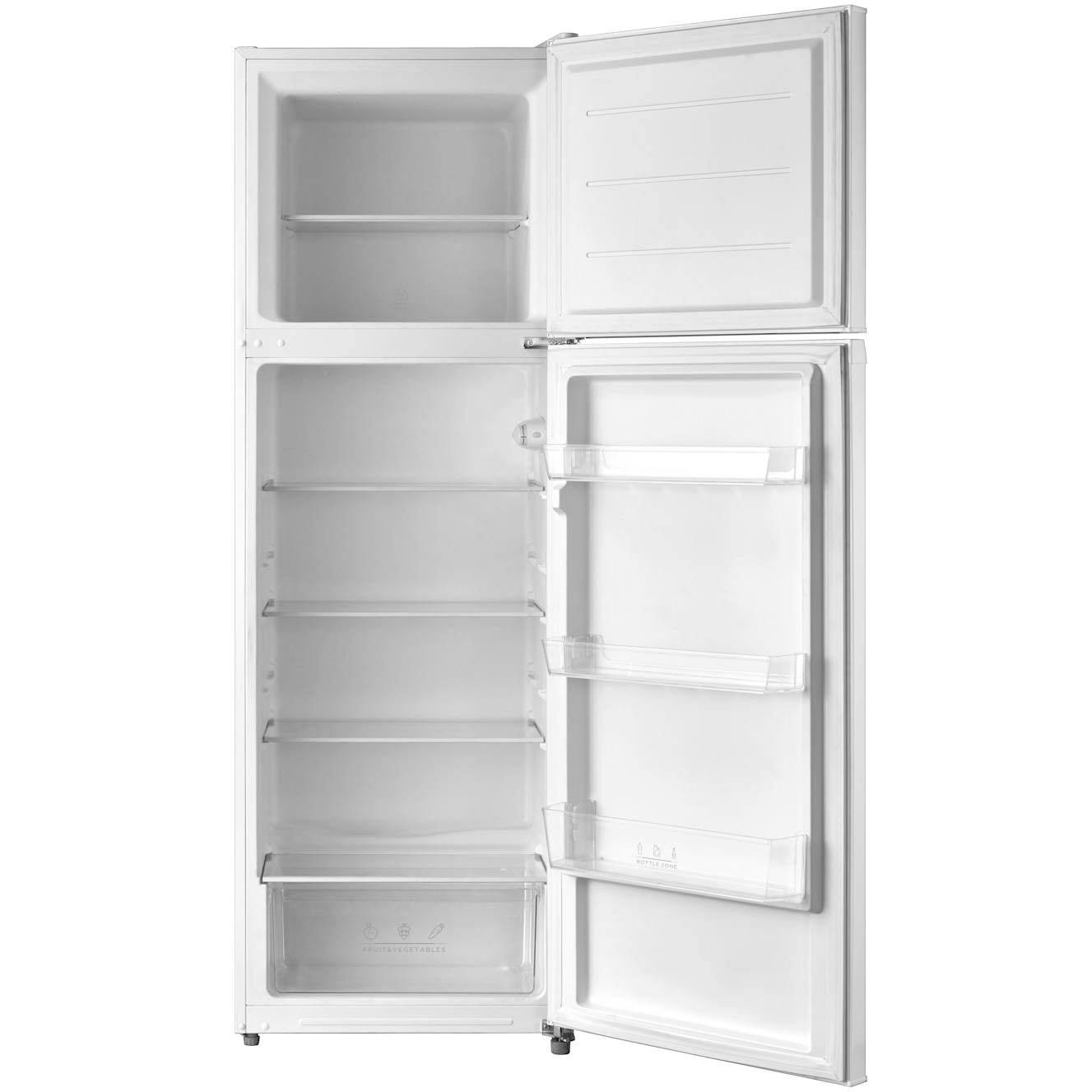 Frigider cu doua usi Arielli ARD-383FNE, 294 l, Clasa E, H 176 cm, L 59.5 cm, Alb