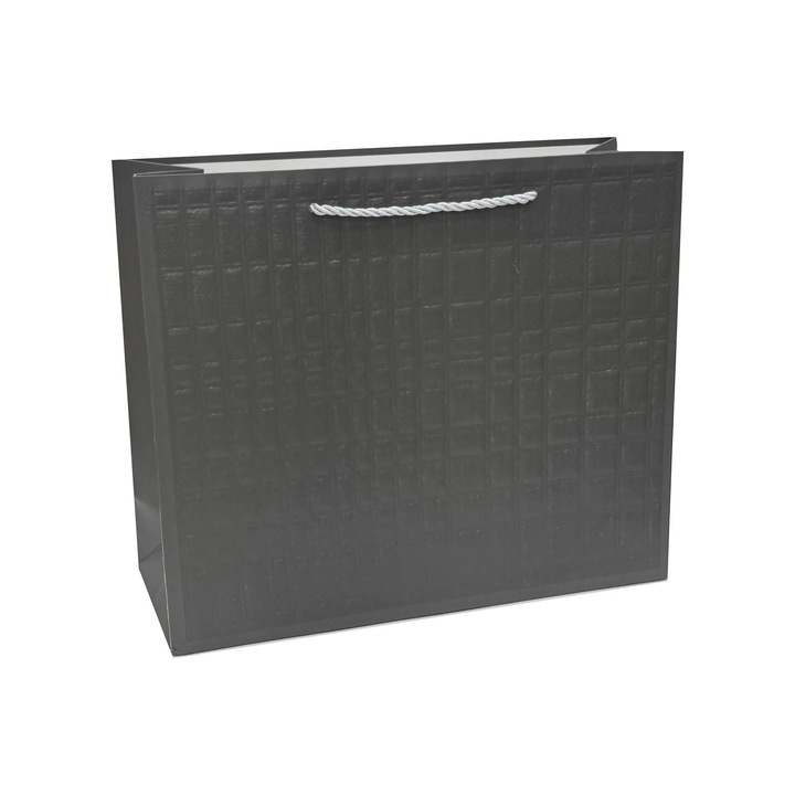 Punga cadou, 23 x 17,7 x 10 cm, neagra