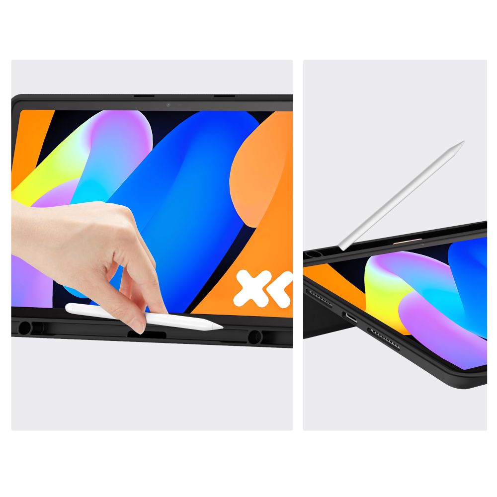 Husa Tech-Protect Smartcase Pen compatibila cu Lenovo Idea Tab 11 inch TB-336, Negru