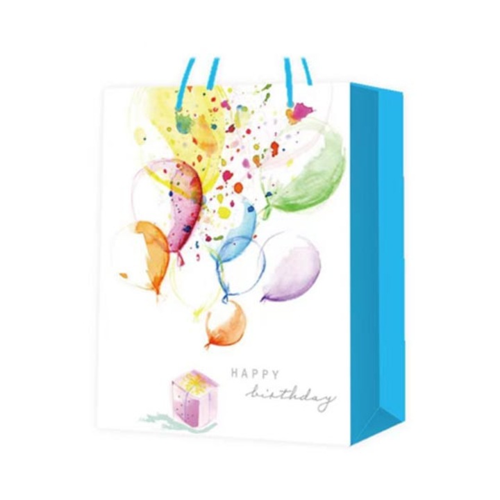 Punga cadou La multi ani, baloane, 30 x 41,5 x 12 cm