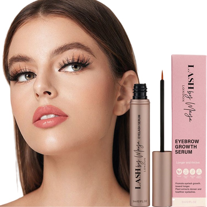 Ser natural pentru creșterea genelor, aplicație precisă, rezistent la apă, 10ml