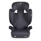 Scaun auto si inaltator fara isofix Moni Race omologat R129 iSize, pentru copii intre 100-150 cm, Stone Gray