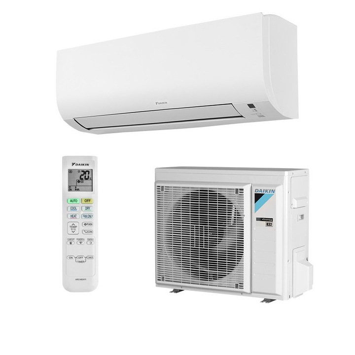Инверторен климатик Daikin Comfora Plus FTXD35A / RXD35A, 12000 BTU, 22 м2, А+++, Wi-Fi, R-32, Бял
