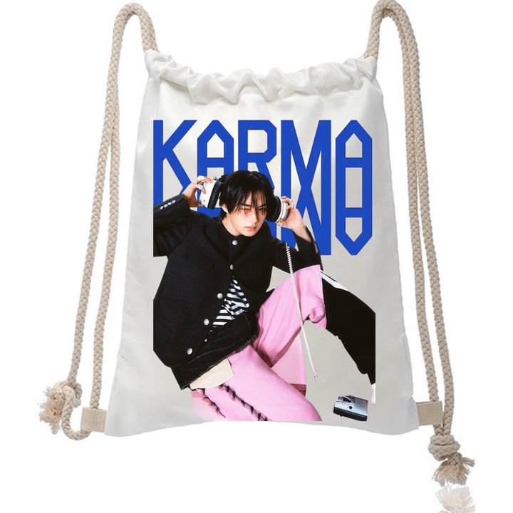 Персонализирана раница Stray Kids Karma Lee Know, 34 x 44 x 1 см
