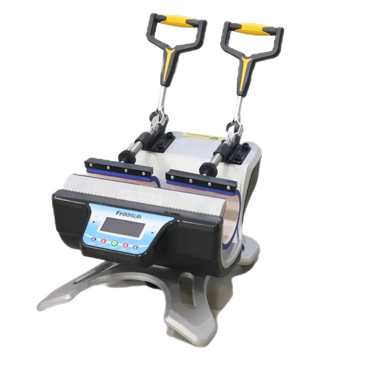 Masina de imprimat termic, 16x20in, neagra, cu panou de control digital, buton de presiune ajustabil