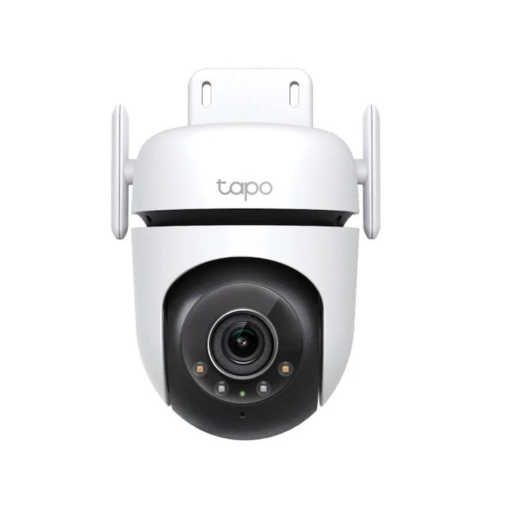 Camera supraveghere wireless IP WiFi PT TP-LINK TAPO Full Color C520WS, 4 MP, IR/lumina alba 30 m, microfon si difuzor, slot card, control prin aplicatie, Auto-Tracking