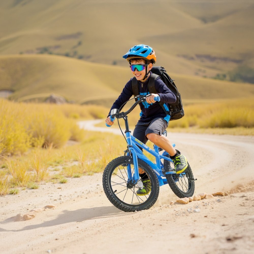 Детски велосипед, BMX модел, 35,56 см, за момчета и момичета, 3-6 ...
