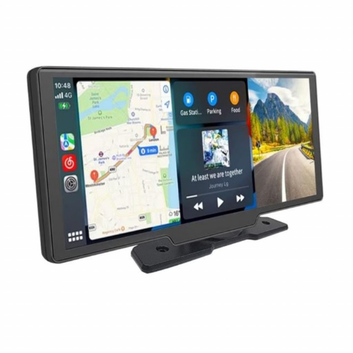 Мултимедия Android CarPlay, iOS Auto, MP5, H105V, 10.26, Безжичен смарт екран, Bluetooth, Размер: 10.26" IPS, Цвят: Черен