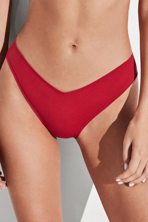 Slip de baie laser V-Cut Gisela 2/30057, Rosu