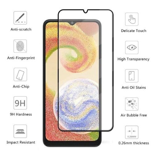 Folie sticla MatTech, Compatibila cu Xiaomi Redmi 14C 4G, Lipire pe Toata Suprafata, 9H Protection Technology, Claritate Premium Full HD, Full Glue, Margini Negre