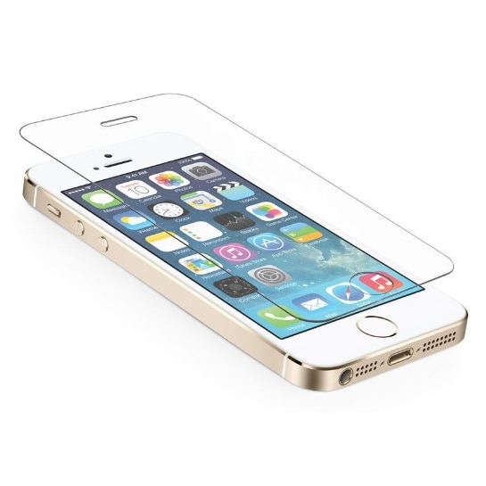 Folie sticla compatibila cu iPhone 5 / 5s / 5C / SE, Case Friendly, 2.5 D, Grosime de 0.3mm, Transparent